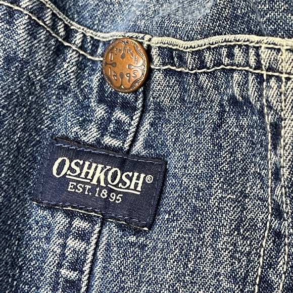 Vintage Oshkosh Adult Denim Overall Bibs Size 36 - Picture 6 of 10